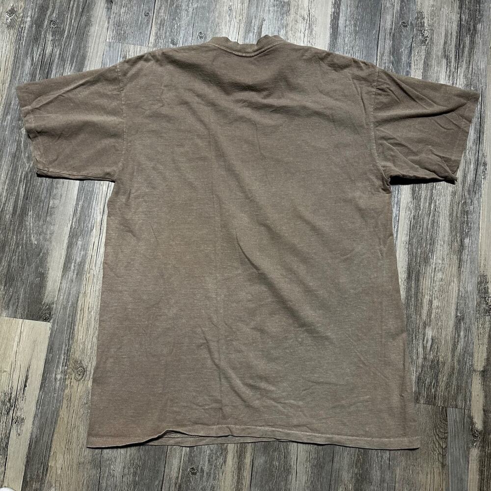 Vintage 90s Women's Large American Flag Cottage Core Crafty T-Shirt Antiqued - Picture 5 of 5